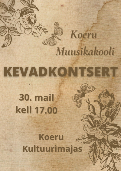 Koeru Muusikakooli kevadkontsert