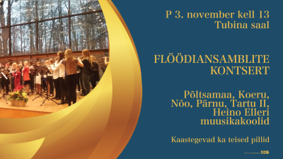 Flöödiansamblite kontsert Tartus