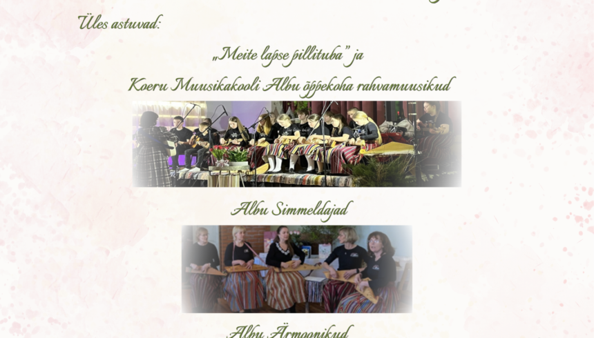 Rahvamuusikute kevadkontsert Albus