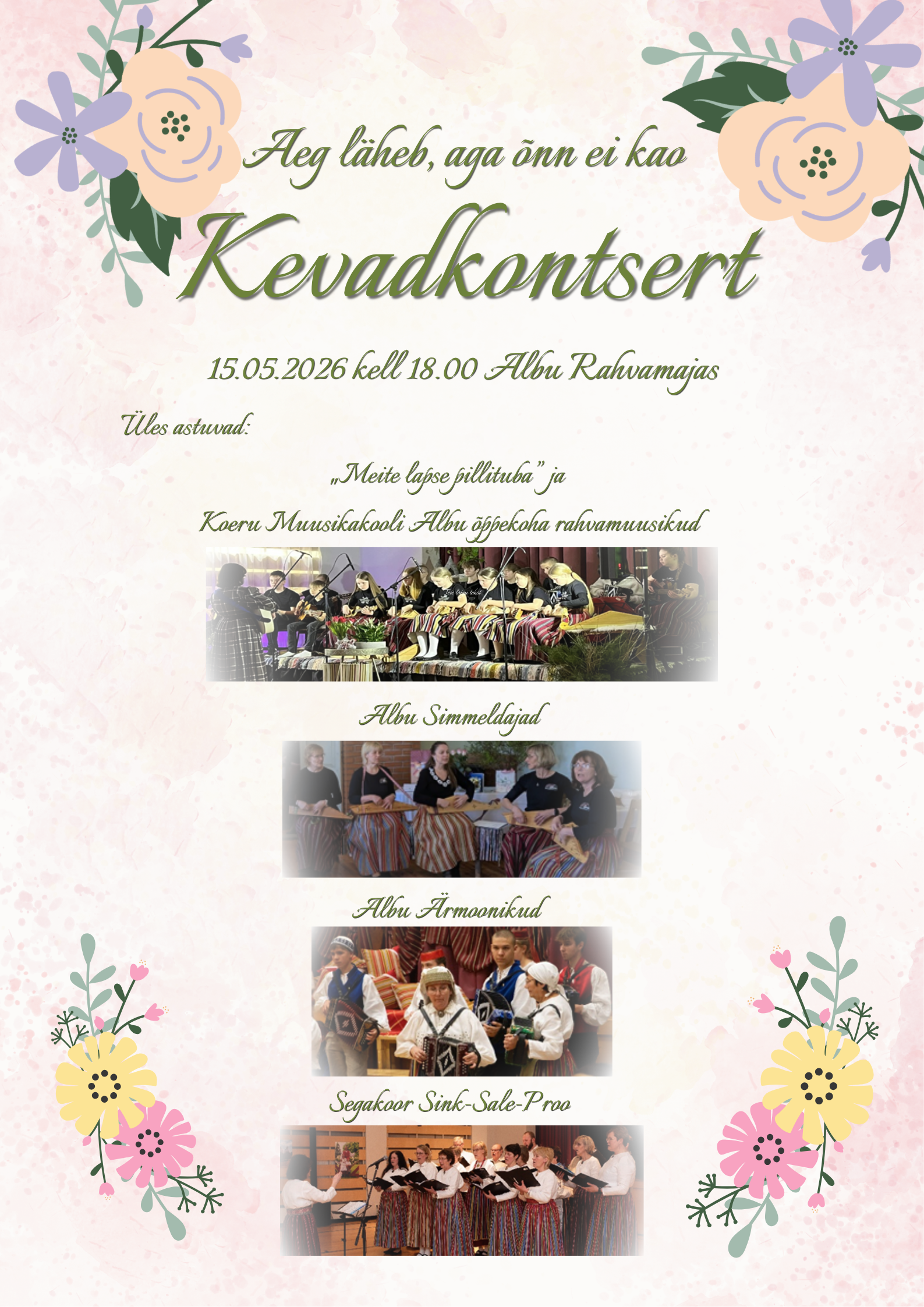 Rahvamuusikute kevadkontsert Albus